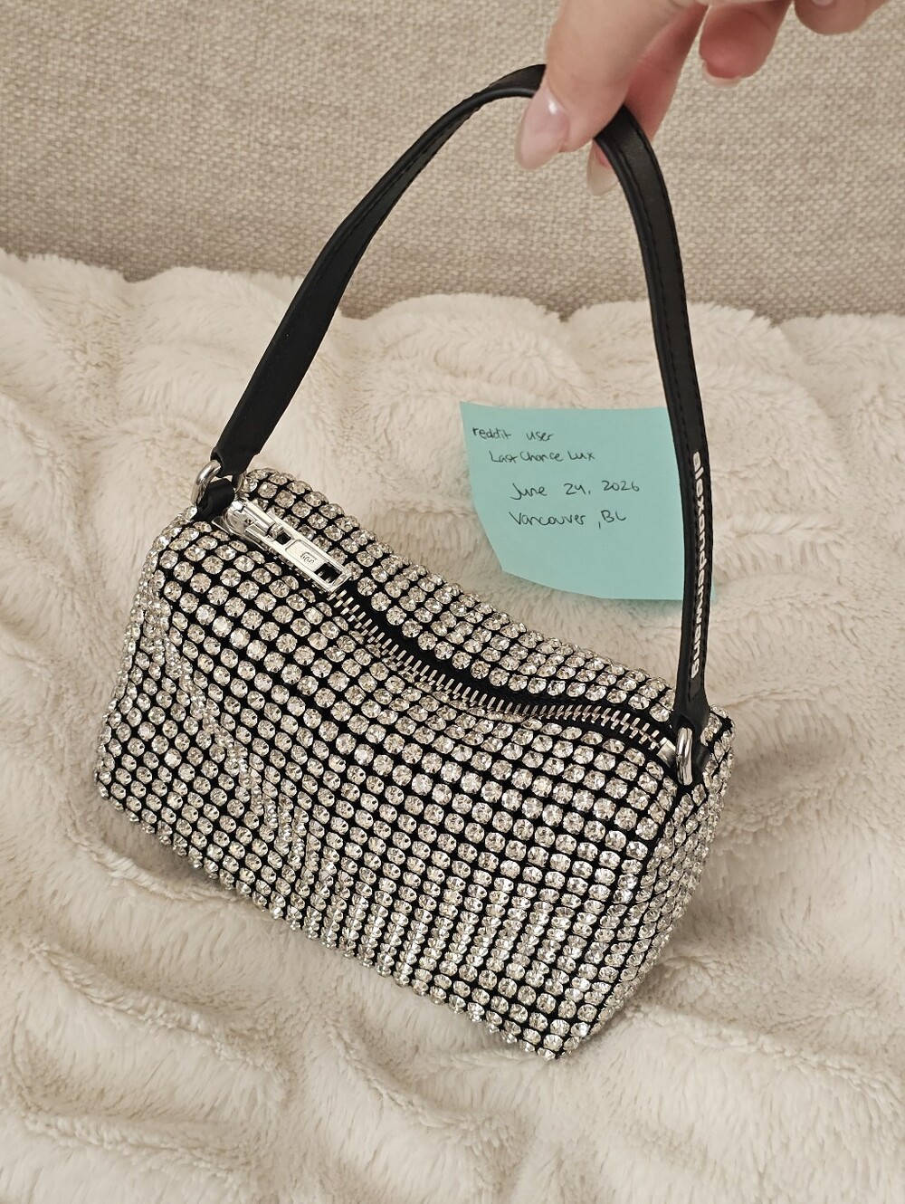 Alexander Wang Rhinestone Mini Heiress Bag